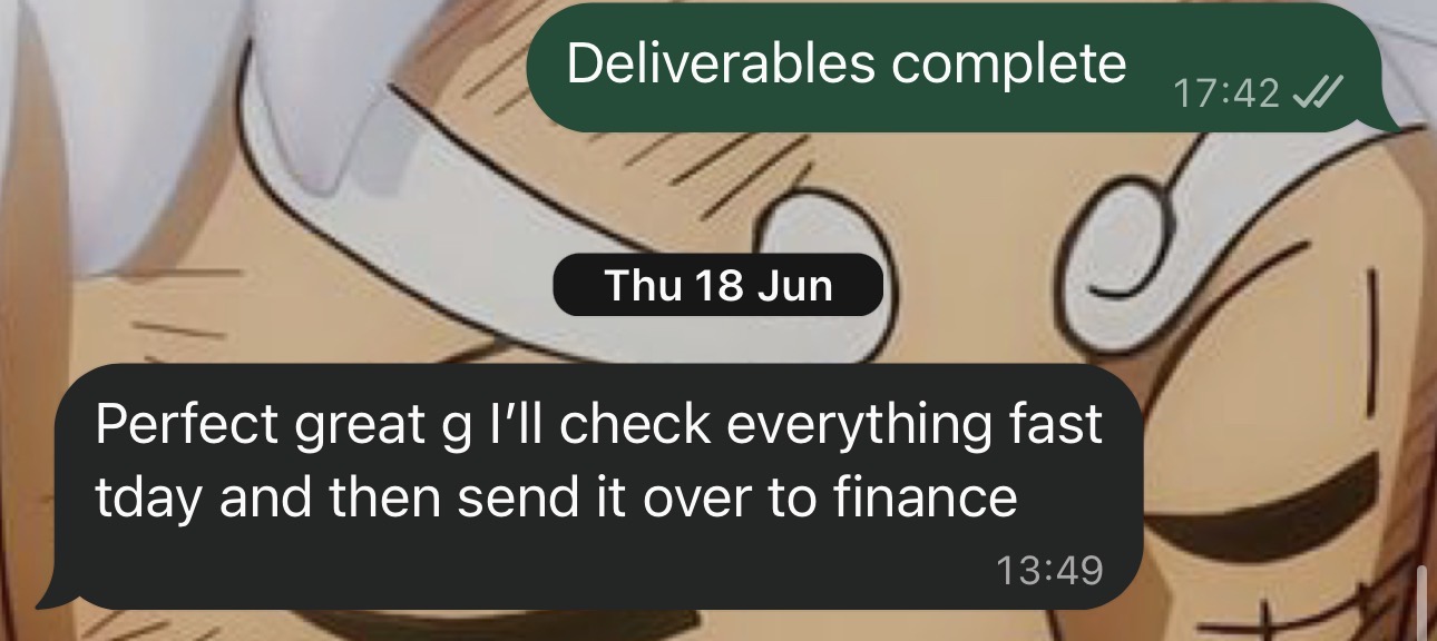 Client message
